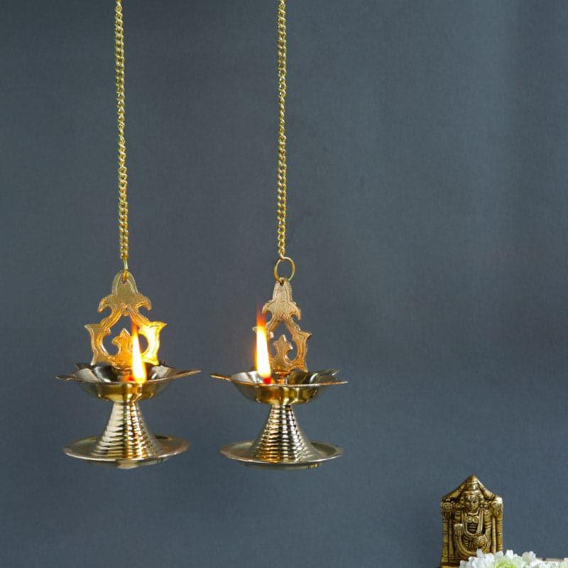 Brass Balo Hanging Oil Lamp