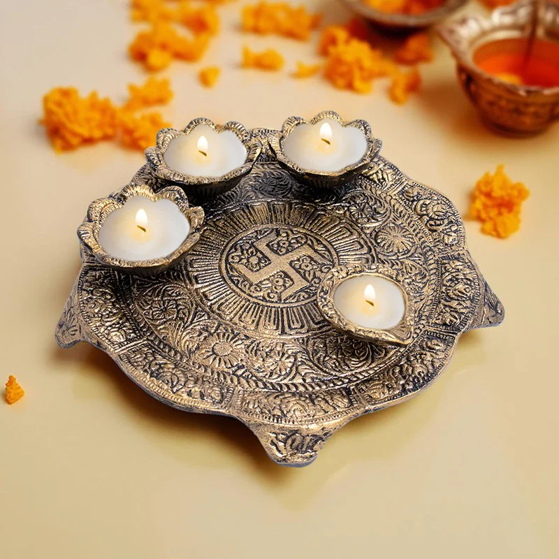 Minsara Gold Pooja Thaali
